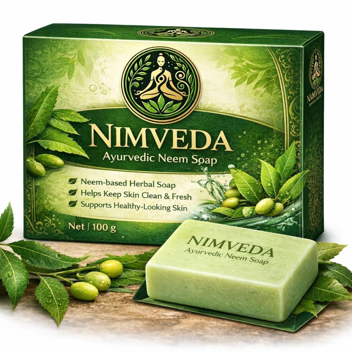 NIMVEDA Ayurvedic Neem Soap – 100 g